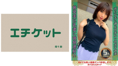 DHT-875 Picking up a beautiful celebrity wife and creampie #11 Saiko G cup