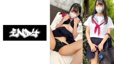 CRT-027 Usage period: 2 years  A girl in black pants with a ribbon who attends a preparatory school (deviation value: 60)_Gonzo video distribution with a serious girl in uniform with hidden big breasts