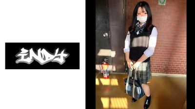 IND-092 Appearance  Unauthorized delivery of Gonzo video at home with a beautiful girl in uniform like an honor student_Bukkake-Creampie_Recording convulsive climax ※ Possession does not question responsibility